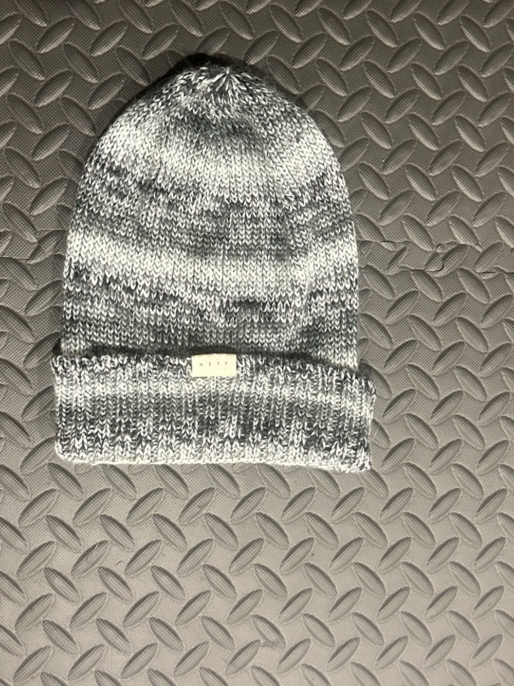 Neff Gray Marled Knit Beanie